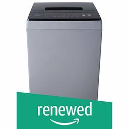 (Renewed) AmazonBasics 6.5 kg Fully-Automatic Top Load Washing Machine (Grey/Black, Full Metal body, LED Display)