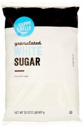 Amazon Brand - Happy Belly Granulated White Cane Sugar, 2lb