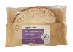 Amazon Kitchen, Ham & Cheddar Melt Sandwich, 8.15 oz