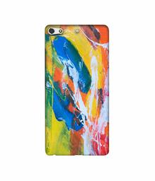 Amazon Brand - Solimo Designer Multicolor Paint On Wall 3D Printed Hard Back Case Mobile Cover for Gionee Elife S7