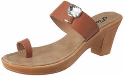 Flavia Women's Tan Fashion Slippers-8 UK (40 EU) (9 US) (FL/243/TAN)