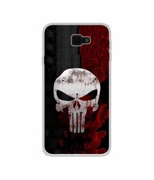 Amazon Brand - Solimo Designer Punisher Skull UV Printed Soft Back Case Mobile Cover for Samsung Galaxy J7 Prime