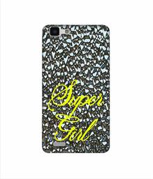 Amazon Brand - Solimo Designer Super Girl On Foil 3D Printed Hard Back Case Mobile Cover for Vivo Y27L