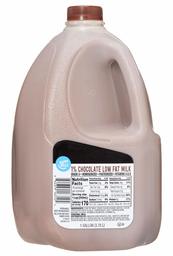 Amazon Brand - Happy Belly 1% Low Fat Chocolate Milk, Gallon, 128 Ounces