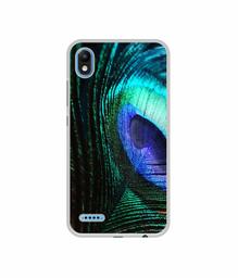 Amazon Brand - Solimo Designer Peacock Feather UV Printed Soft Back Case Mobile Cover for Infinix Smart 2