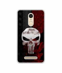 Amazon Brand - Solimo Designer Punisher Skull UV Printed Soft Back Case Mobile Cover for Mi Redmi Note 3