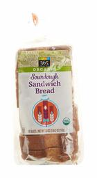 365 Everyday Value, Bread Sandwich Sourdough Organic, 18 Ounce