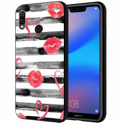 Amazon Brand - Solimo Designer Hearts Printed Hard Back Case Mobile Cover for Huawei Nova 3i (D321)