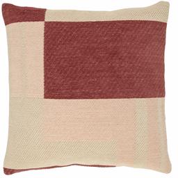 Amazon Brand – Rivet Modern Geometric Throw Pillow - 18 x 18 Inch, Pink