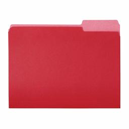 AmazonBasics File Folder - Color, 1/3 Tab, Red, Letter, 36-Pack