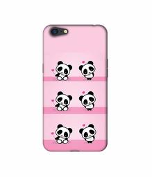 Amazon Brand - Solimo Designer Panda Pattern 3D Printed Hard Back Case Mobile Cover for Oppo A71