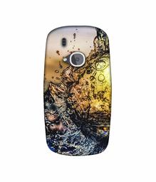 Amazon Brand - Solimo Designer Water Drop Reflection 3D Printed Hard Back Case Mobile Cover for Nokia 3310