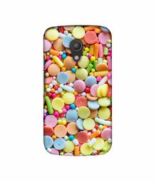 Amazon Brand - Solimo Designer Candies 3D Printed Hard Back Case Mobile Cover for Motorola Moto G 2nd Generation