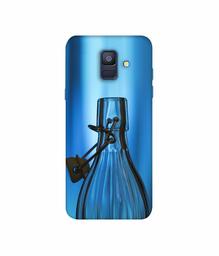 Amazon Brand - Solimo Designer Blue Bottle 3D Printed Hard Back Case Mobile Cover for Samsung Galaxy A6