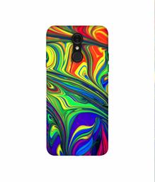 Amazon Brand - Solimo Designer Mash Painting 3D Printed Hard Back Case Mobile Cover for LG Q7