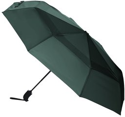 AmazonBasics Automatic Open Travel Umbrella with Wind Vent - Green