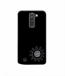 Amazon Brand - Solimo Designer Circle Pattern 3D Printed Hard Back Case Mobile Cover for LG K7