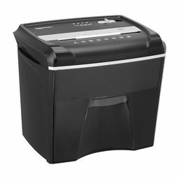 AmazonBasics 12-Sheet Cross-Cut Junk Mail, CD, and Credit Card Shredder with Pullout Basket