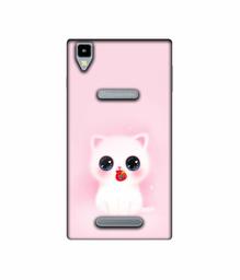 Amazon Brand - Solimo Designer Kitty UV Printed Soft Back Case Mobile Cover for Panasonic Eluga A2