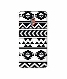 Amazon Brand - Solimo Designer Multi Shape Texture 3D Printed Hard Back Case Mobile Cover for Nokia 2.1