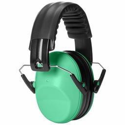 AmazonBasics Kids Ear Protection Safety Earmuffs, Green