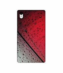 Amazon Brand - Solimo Designer Water Drop On Glass 3D Printed Hard Back Case Mobile Cover for Sony Xperia Z2