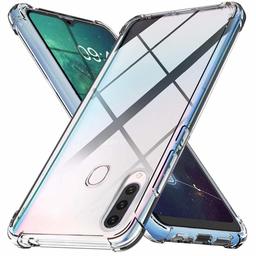 Amazon Brand - Solimo Mobile Cover (Soft & Flexible Back case) for Samsung Galaxy A20s (Transparent)