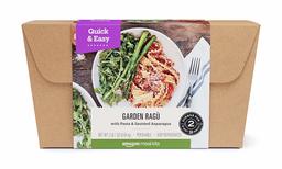 Amazon Meal Kits, Garden Ragu with Pasta & Sautéed Asparagus, Serves 2