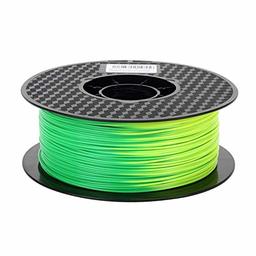 Eono by Amazon Color Changing PLA Filament 1.75 mm 3D Printer Filament Change with Temperature From Green to Yellow 1KG 2.2LBS Spool 3D Pen Filament Printing Material PLA