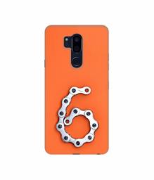 Amazon Brand - Solimo Designer Number Six 3D Printed Hard Back Case Mobile Cover for LG G7 ThinQ