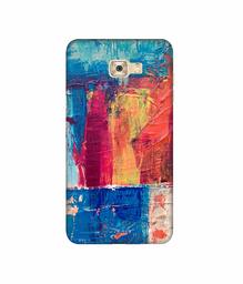 Amazon Brand - Solimo Designer Randam Color Mixing 3D Printed Hard Back Case Mobile Cover for Samsung Galaxy C7 Pro