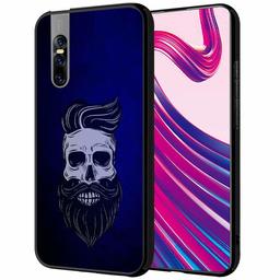 Amazon Brand - Solimo Designer Beard Skull Printed Hard Back Case Mobile Cover forVivo V15 Pro (D1189)