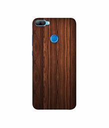 Amazon Brand - Solimo Designer Wooden Texture 3D Printed Hard Back Case Mobile Cover for Honor 9N