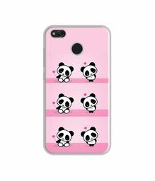 Amazon Brand - Solimo Designer Panda Pattern UV Printed Soft Back Case Mobile Cover for Mi Redmi 4