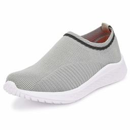 Belini Women's Light Grey Running Shoes-7 UK (40 EU) (BS 122LIGHT GREY7)