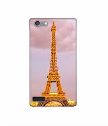 Amazon Brand - Solimo Designer Eiffel Tower Paris 3D Printed Hard Back Case Mobile Cover for Oppo Neo 7