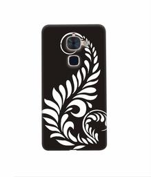 Amazon Brand - Solimo Designer Simple White Rangoli 3D Printed Hard Back Case Mobile Cover for LeTV Le 2