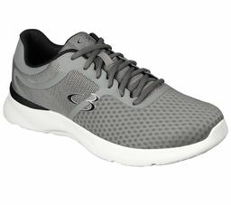 Concept 3 by Skechers - Zapatillas de Malla con Cordones para Hombre, Gris, 11