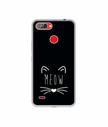 Amazon Brand - Solimo Designer Meow UV Printed Soft Back Case Mobile Cover for Itel A46