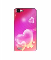 Amazon Brand - Solimo Designer Heart Abstract 3D Printed Hard Back Case Mobile Cover for Vivo Y27L