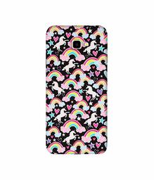 Amazon Brand - Solimo Designer Unicorn Texture 3D Printed Hard Back Case Mobile Cover for Samsung Galaxy J4 Plus