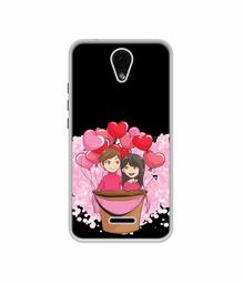 Amazon Brand - Solimo Designer Boy and Girl UV Printed Soft Back Case Mobile Cover for Micromax Yu Yunique 2