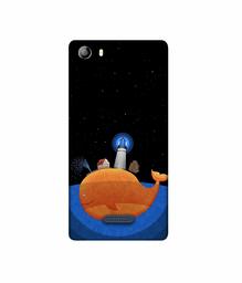 Amazon Brand - Solimo Designer Whale 3D Printed Hard Back Case Mobile Cover for Micromax Canvas 5 E481