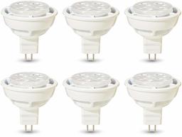 AmazonBasics Professional LED GU5.3 MR16 Spotlight Bulb, 35W Equivalent, Cool White, Dimmable - Pack of 6