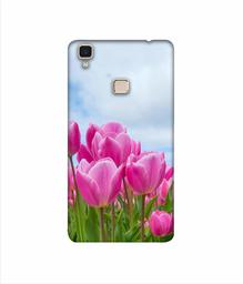 Amazon Brand - Solimo Designer Pink Lily 3D Printed Hard Back Case Mobile Cover for Vivo V3 Max