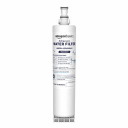 AmazonBasics Replacement Whirlpool 4396508, 4396510 Water Filter, Compatible with KitchenAid, Maytag, Whirlpool Side By Side Refrigerator, Standard Filtration