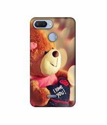 Amazon Brand - Solimo Designer Teddy Bear 3D Printed Hard Back Case Mobile Cover for Mi Redmi 6