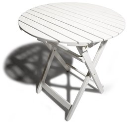 Strathwood Sheffield Bistro Table, White