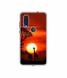 Amazon Brand - Solimo Designer Sunshade UV Printed Soft Back Case Mobile Cover for Motorola One Vision