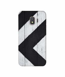 Amazon Brand - Solimo Designer Black Paint Texture on Wood 3D Printed Hard Back Case Mobile Cover for Samsung Galaxy J2 Core